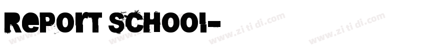 Report School字体转换